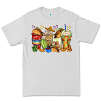 Dove Grey tacos coffee cups Premium Tee - Zillion Design Studio