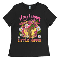 Black stay trippy little hippie tbw Ladies Tee - texasbilliewilder