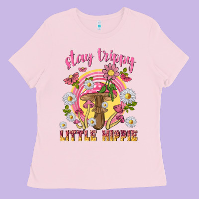Ladies Tee stay trippy little hippie tbw