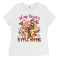 White stay trippy little hippie tbw Ladies Tee - texasbilliewilder