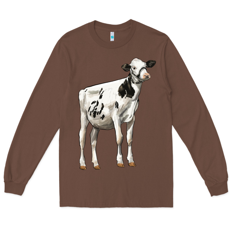 Holstein Heifer Long Sleeve Tee by LillyAllenDesigns | Teevron