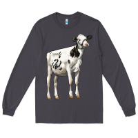 Smoke Holstein Heifer Long Sleeve Tee - LillyAllenDesigns