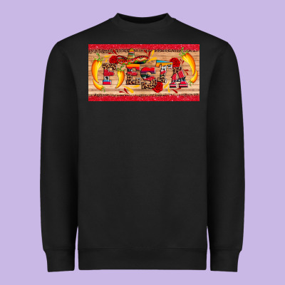 Fiesta  License Plate Template Heavyweight Sweatshirt Designed By Artiststas