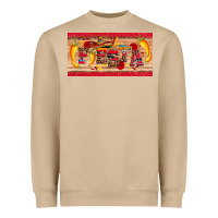 Mushroom fiesta  license plate template Heavyweight Sweatshirt - Artiststas