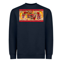 Navy fiesta  license plate template Heavyweight Sweatshirt - Artiststas