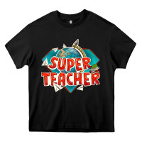 Black super teacher Heavy Core Tee - texasbilliewilder