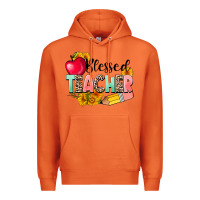 Carrot blessed teacher Premium Hoodie - NancyCooperArtShop