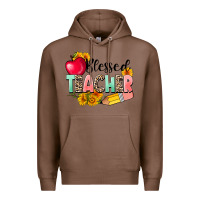 Chestnut blessed teacher Premium Hoodie - NancyCooperArtShop