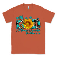 Copper with god all things are possible sunflower Classic Tee - AdoDesignShop