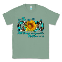 Sage with god all things are possible sunflower Classic Tee - AdoDesignShop