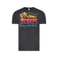 Vintage Black jesus is my valentine Vintage Tee - AdoDesignShop