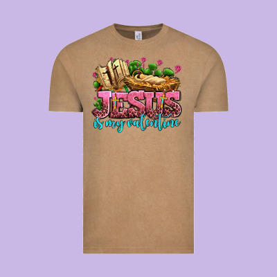 Jesus Is My Valentine Vintage Tee Designed By Adodesignshop