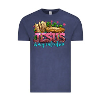 Vintage Denim jesus is my valentine Vintage Tee - AdoDesignShop