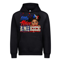 Black little miss america black girl peekaboo Urban Hoodie - CowGirlArtShop