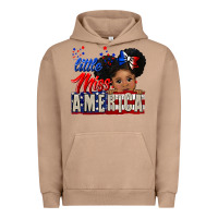 Pigment Burro little miss america black girl peekaboo Urban Hoodie - CowGirlArtShop