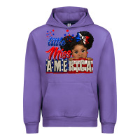 Tulip little miss america black girl peekaboo Urban Hoodie - CowGirlArtShop