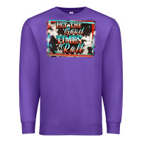Purple let the good times roll Premium Sweatshirt - Jasminsmagicworld