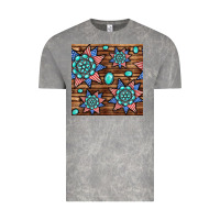 Cloud Rock 4th of july turquoise gemstone seamless pattern Vintage Tee - BundleAndBundleShop