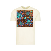 Vintage Arctic 4th of july turquoise gemstone seamless pattern Vintage Tee - BundleAndBundleShop