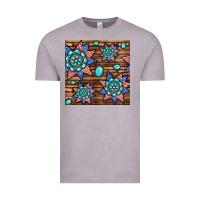 Vintage Zinc 4th of july turquoise gemstone seamless pattern Vintage Tee - BundleAndBundleShop