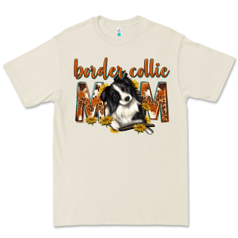 Western Border Collie Mom Premium Tee by texasbilliewilder | Teevron