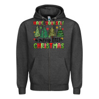 Charcoal Heather have yourself a merry little christmas Zipper Hoodie - MaliasSmallBusiness