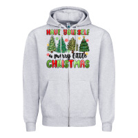 Heather Grey have yourself a merry little christmas Zipper Hoodie - MaliasSmallBusiness