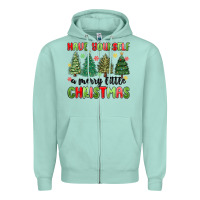 Seafoam have yourself a merry little christmas Zipper Hoodie - MaliasSmallBusiness