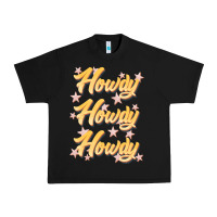 Black howdy howdy howdy Urban Heavy Tee - JahusDesignShop