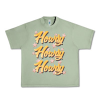 Oil Green howdy howdy howdy Urban Heavy Tee - JahusDesignShop