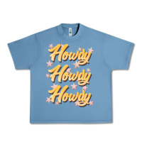 Pebble Blue howdy howdy howdy Urban Heavy Tee - JahusDesignShop