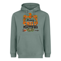 Sage every child matters thunderbird Heavyweight Hoodie - BarkalooDesign