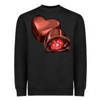 Black heart chocolate Heavyweight Sweatshirt - AdoDesignShop