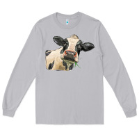 Moon Dust holstein heifer face Long Sleeve Tee - LillyAllenDesigns
