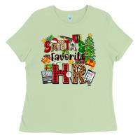 Matcha santa's favorite hr Ladies Tee - Zillion Design Studio