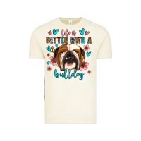 Vintage Arctic life is better with a bulldog Vintage Tee - Jasminsmagicworld
