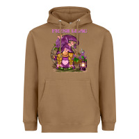 Toasted Coconut fresh lilac gnome Heavyweight Hoodie - BarkalooDesign