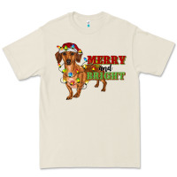 Bone merry and bright dachshund Premium Tee - RanaPortraitStore