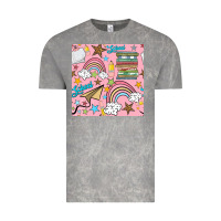 Cloud Rock school with rainbow seamless pattern Vintage Tee - BundleAndBundleShop
