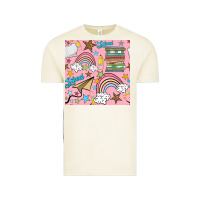 Vintage Arctic school with rainbow seamless pattern Vintage Tee - BundleAndBundleShop