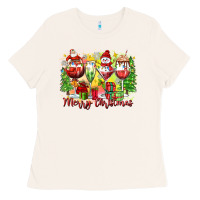 Bone merry christmas wine glasses Ladies Tee - Zillion Design Studio