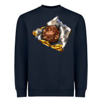 Navy chocolate package Heavyweight Sweatshirt - AdoDesignShop