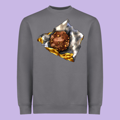 Chocolate Package Heavyweight Sweatshirt Designed By Adodesignshop