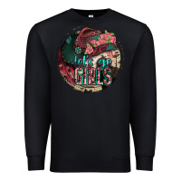 Black let's go girls Premium Sweatshirt - Jasminsmagicworld