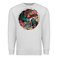 Dove Grey let's go girls Premium Sweatshirt - Jasminsmagicworld