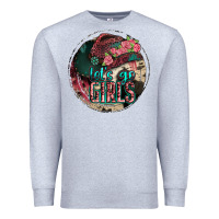 Heather Grey let's go girls Premium Sweatshirt - Jasminsmagicworld