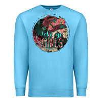 Ocean Blue let's go girls Premium Sweatshirt - Jasminsmagicworld
