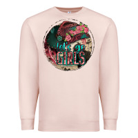 Pale Pink let's go girls Premium Sweatshirt - Jasminsmagicworld