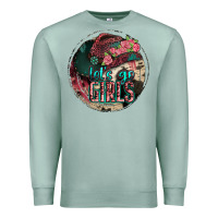 Seafoam let's go girls Premium Sweatshirt - Jasminsmagicworld