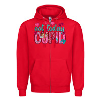Red not today cupid Zipper Hoodie - NancyCooperArtShop